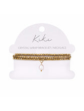 Load image into Gallery viewer, Crystal wrap bracelet/necklace
