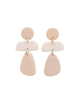 Load image into Gallery viewer, Beige Morph Drops Earrings
