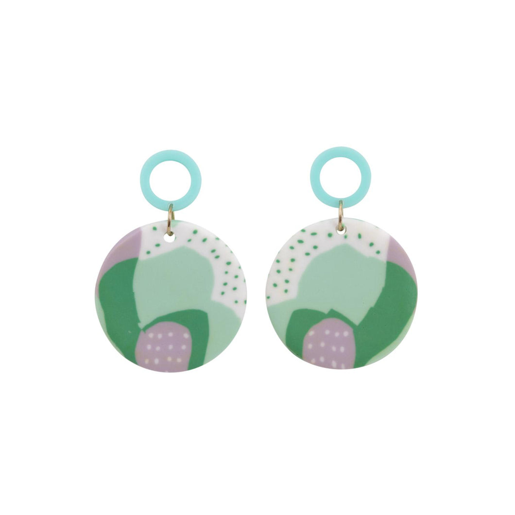 Abstract Rounds Earrings