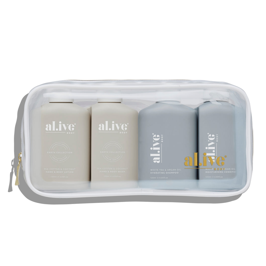 Ali.ive Hair and Body Travel Pack