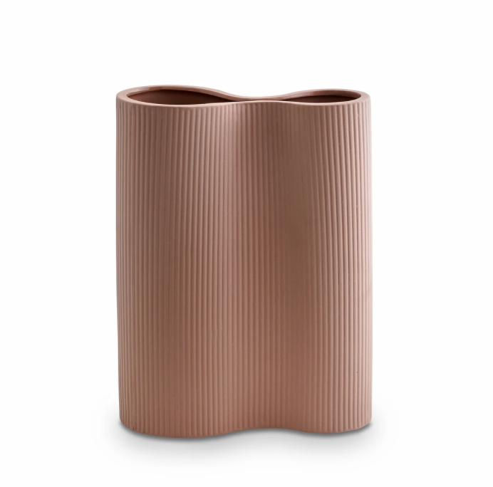 MARMOSET FOUND Ribbed Infinity Vase 23cm