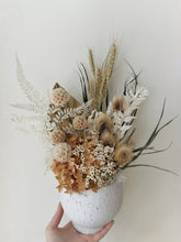 Load image into Gallery viewer, Everlasting arrangement + textured white pot
